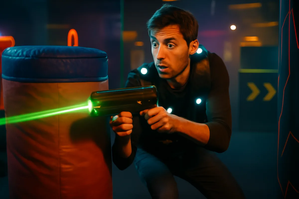 Arena laser game con ostacoli mobili: il vantaggio tattico che sorprende anche i veterani
