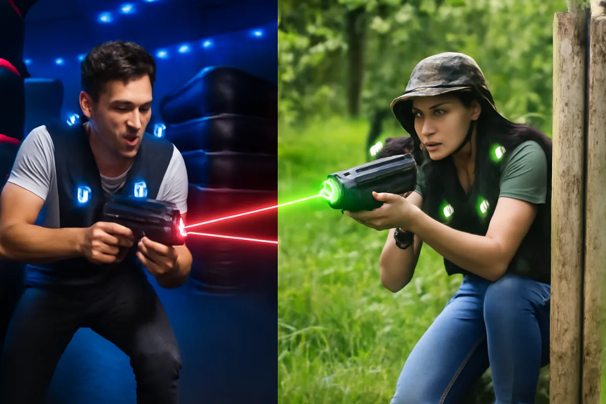 Laser game indoor vs outdoor: i pro e contro da considerare prima di prenotare