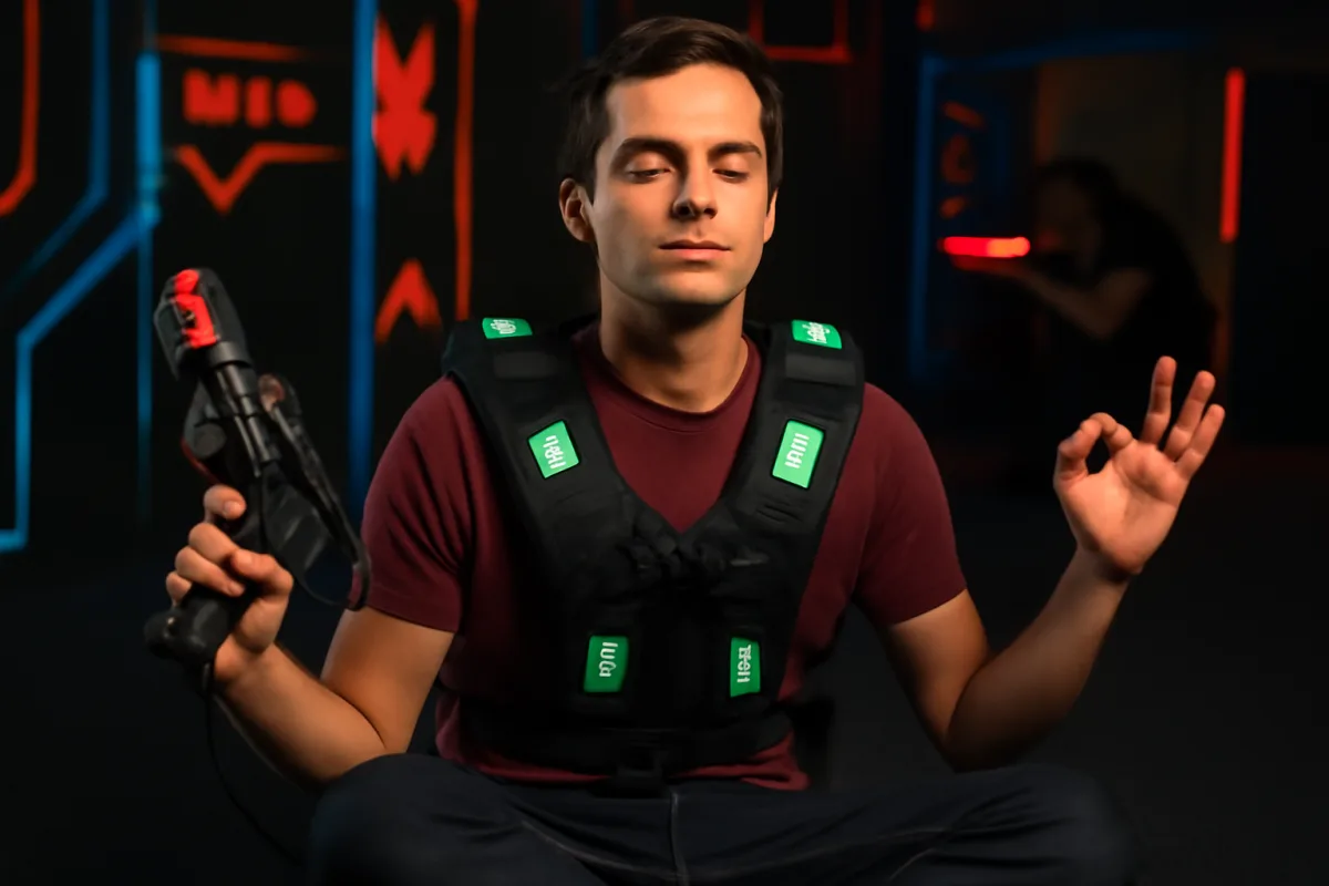 Come mantenere la calma durante una partita tesa di laser game? Gli esercizi anti-stress più utili