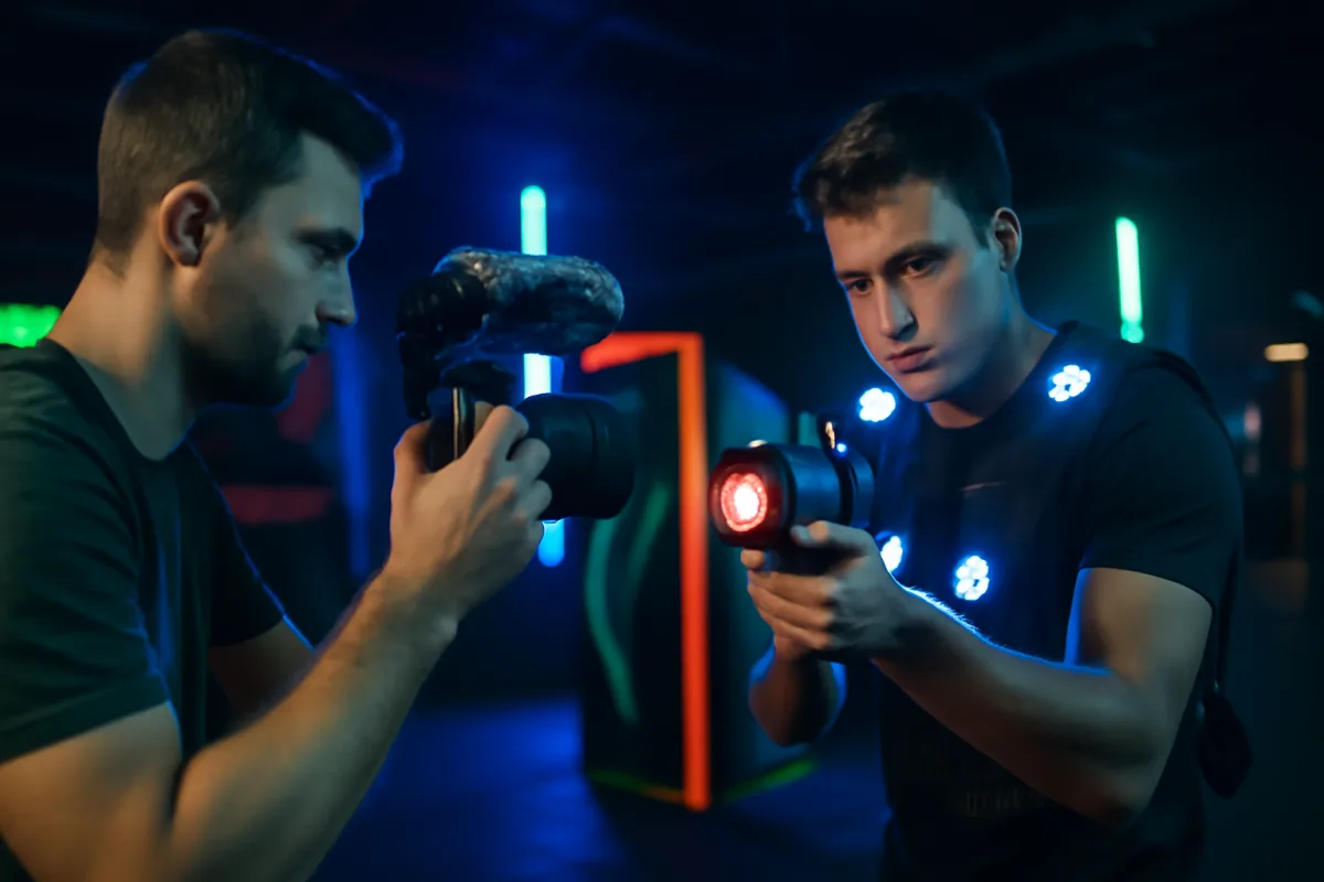 Come documentare la partita di laser game? Consigli per foto e video memorabili senza rischi