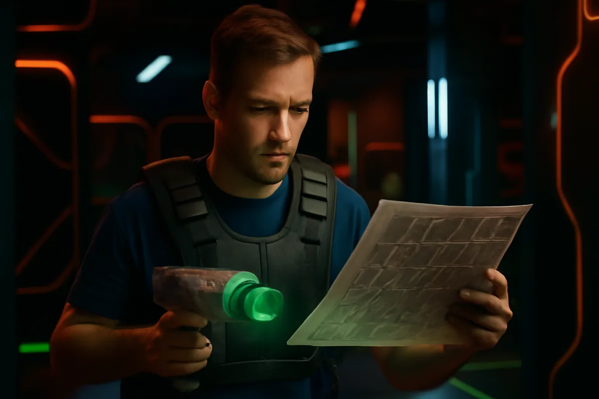 Come evitare di perdersi nell’arena laser game? Le mappe segrete usate dagli esperti